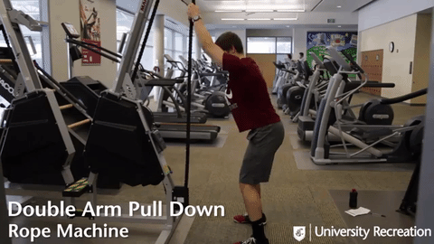 double arm pull down